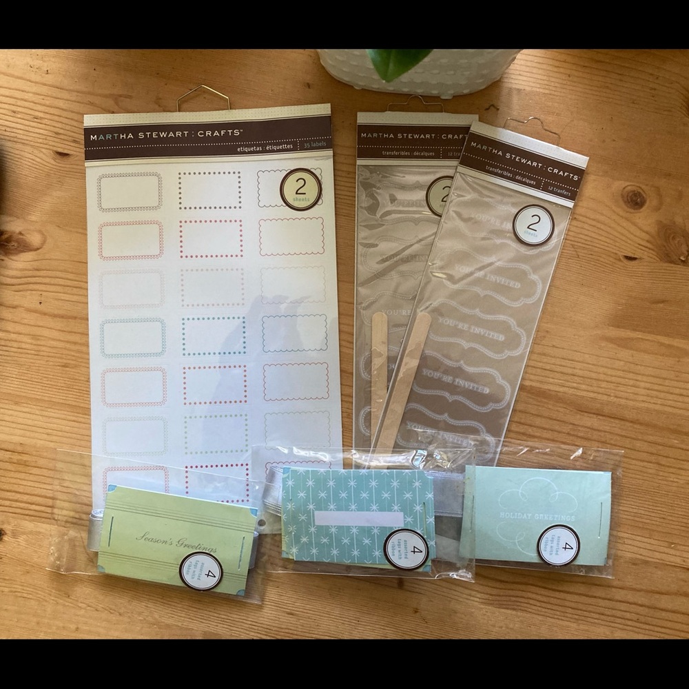 Martha Stewart Labels/Gift Tags Bundle